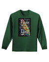 Rare Bird - Colorful Feather Adult Long Sleeve Dark T-Shirt-TooLoud-Dark-Green-Small-Davson Sales