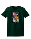 Rare Bird - Colorful Feather Womens Dark T-Shirt-TooLoud-Forest-Green-Small-Davson Sales