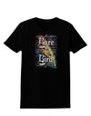 Rare Bird - Colorful Feather Womens Dark T-Shirt-TooLoud-Black-X-Small-Davson Sales