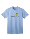 Rastafarian Adult T-Shirt featuring Marijuana Text and Leaf-Mens T-shirts-TooLoud-Light-Blue-Small-Davson Sales