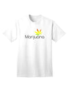 Rastafarian Adult T-Shirt featuring Marijuana Text and Leaf-Mens T-shirts-TooLoud-White-Small-Davson Sales