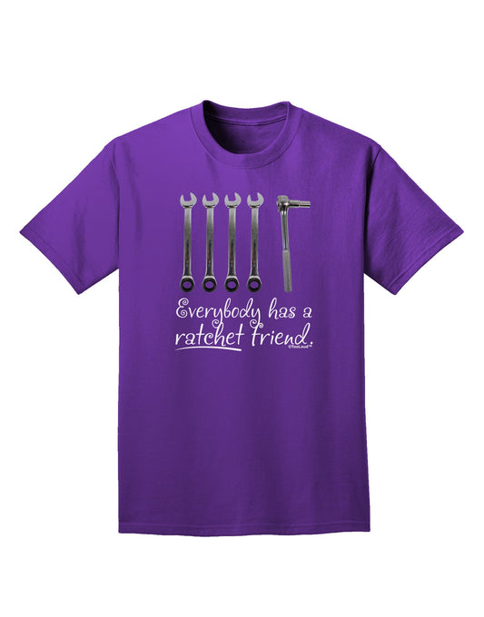 Ratchet Friend Adult Dark T-Shirt-Mens T-Shirt-TooLoud-Purple-Small-Davson Sales
