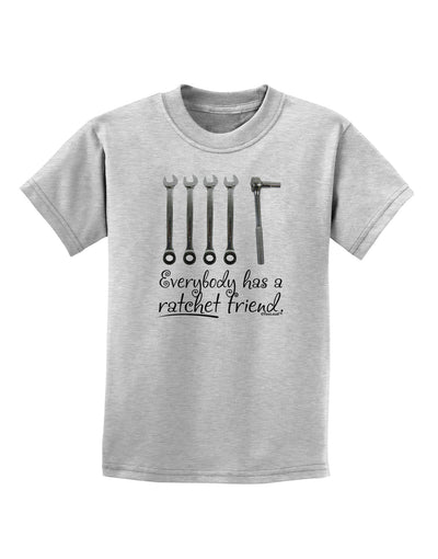 Ratchet Friend Childrens T-Shirt-Childrens T-Shirt-TooLoud-AshGray-X-Small-Davson Sales