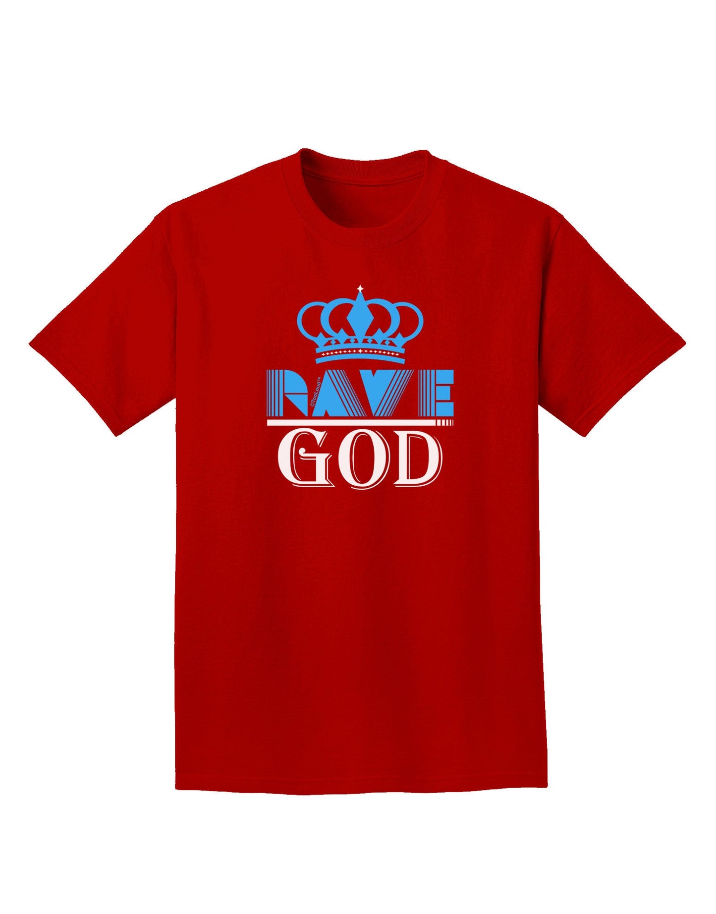 Rave God Adult Dark T-Shirt-Mens T-Shirt-TooLoud-Red-Small-Davson Sales