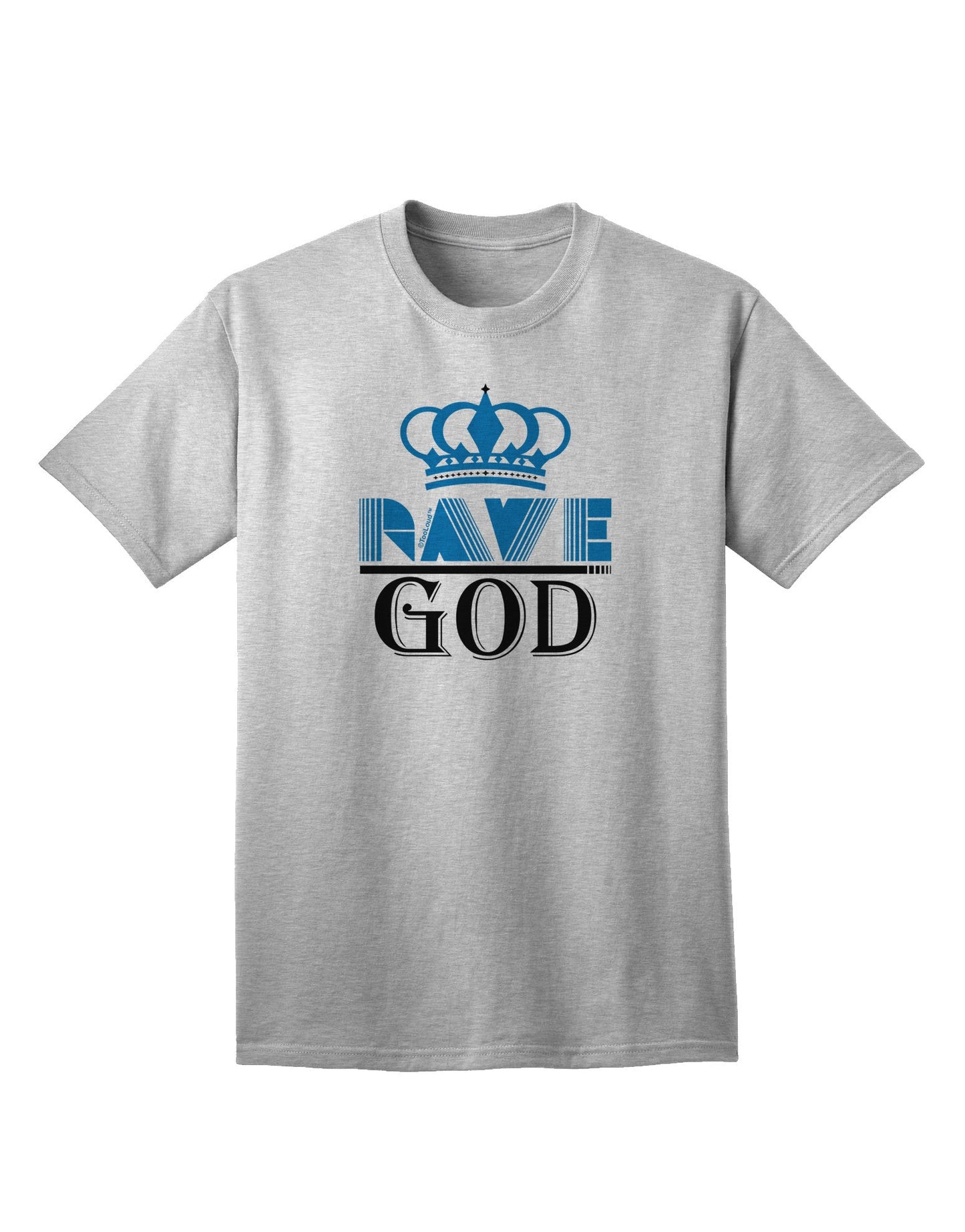 Rave God Adult T-Shirt-Mens T-Shirt-TooLoud-AshGray-Small-Davson Sales