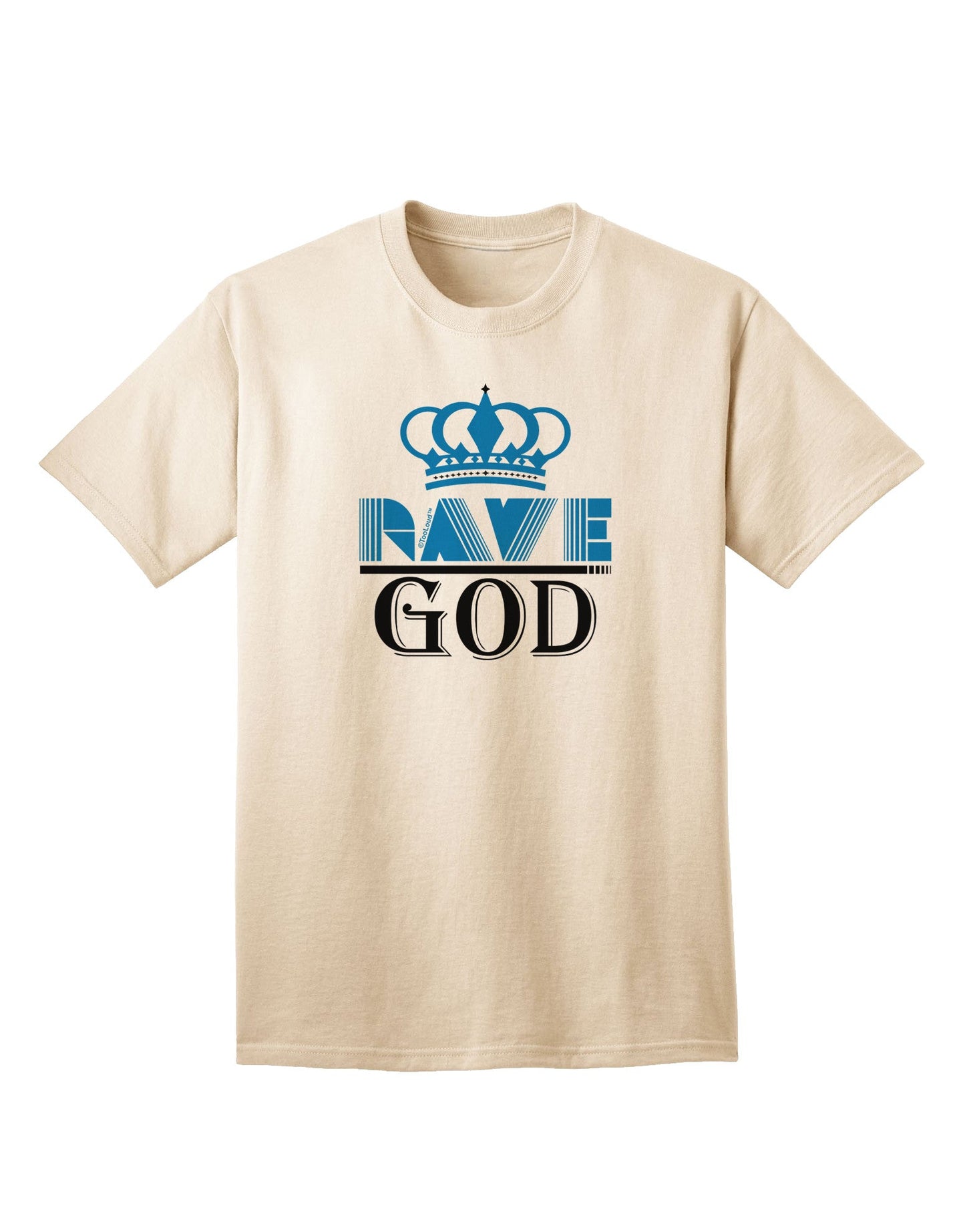 Rave God Adult T-Shirt-Mens T-Shirt-TooLoud-Natural-Small-Davson Sales