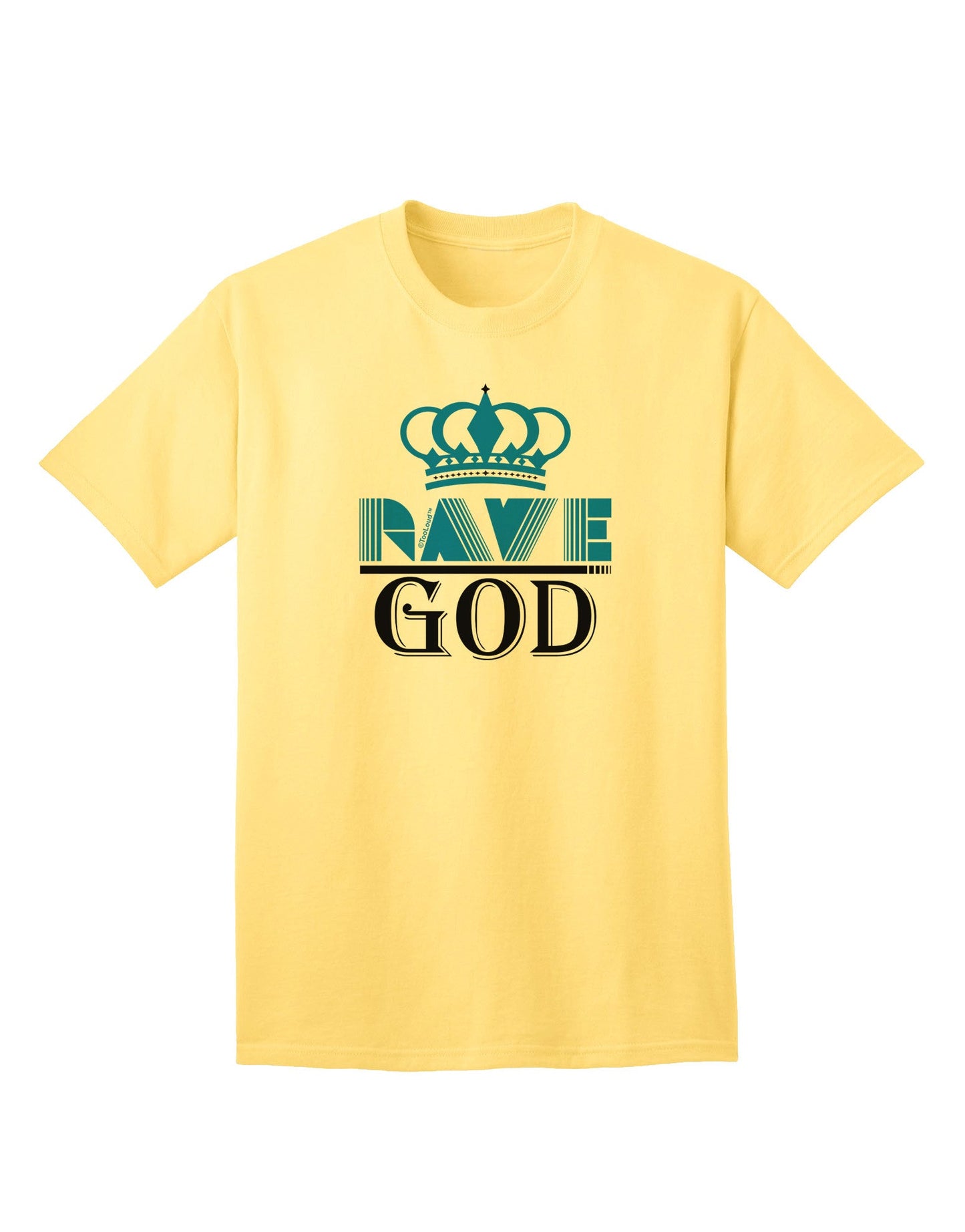 Rave God Adult T-Shirt-Mens T-Shirt-TooLoud-Yellow-Small-Davson Sales