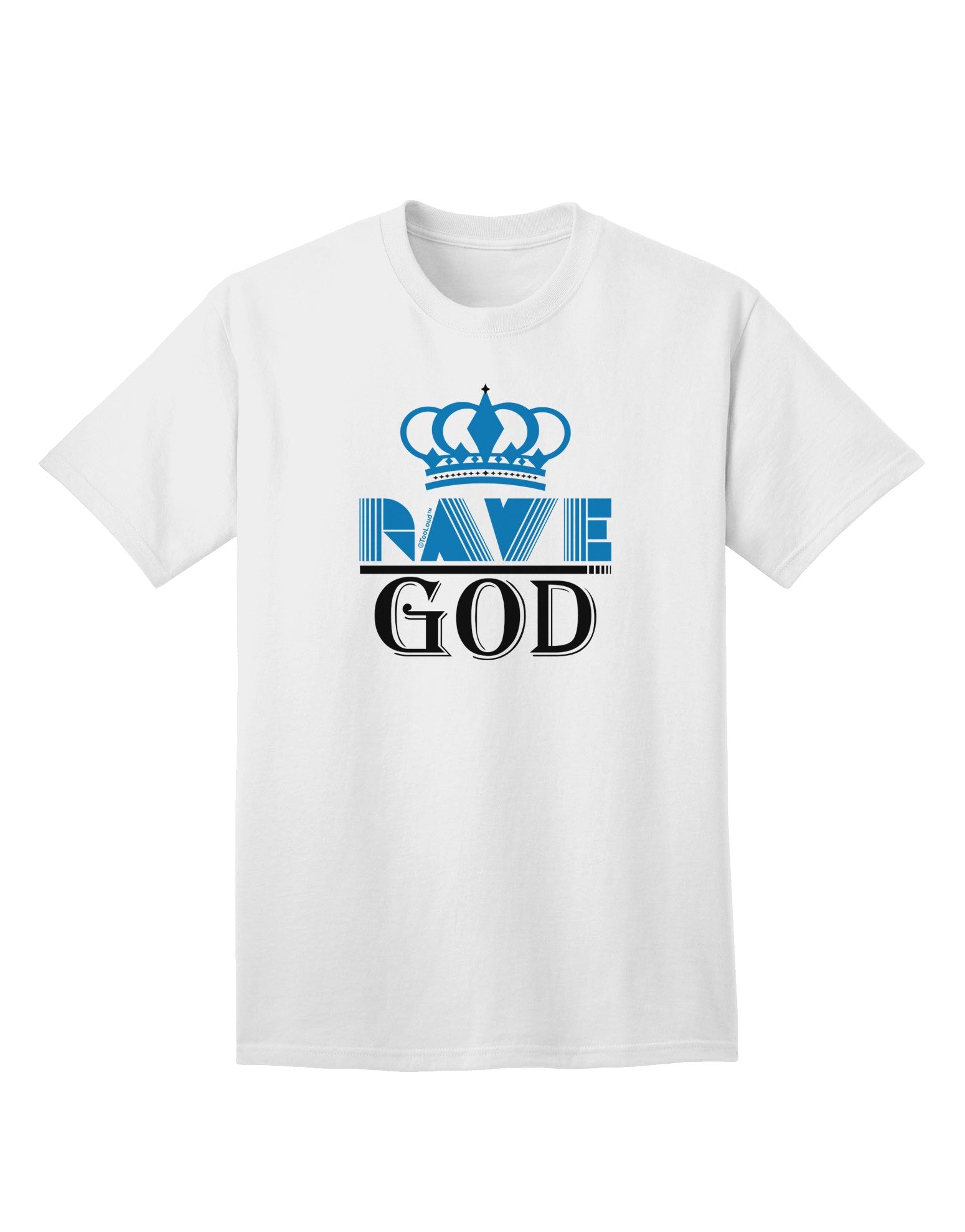 Rave God Adult T-Shirt-Mens T-Shirt-TooLoud-White-Small-Davson Sales