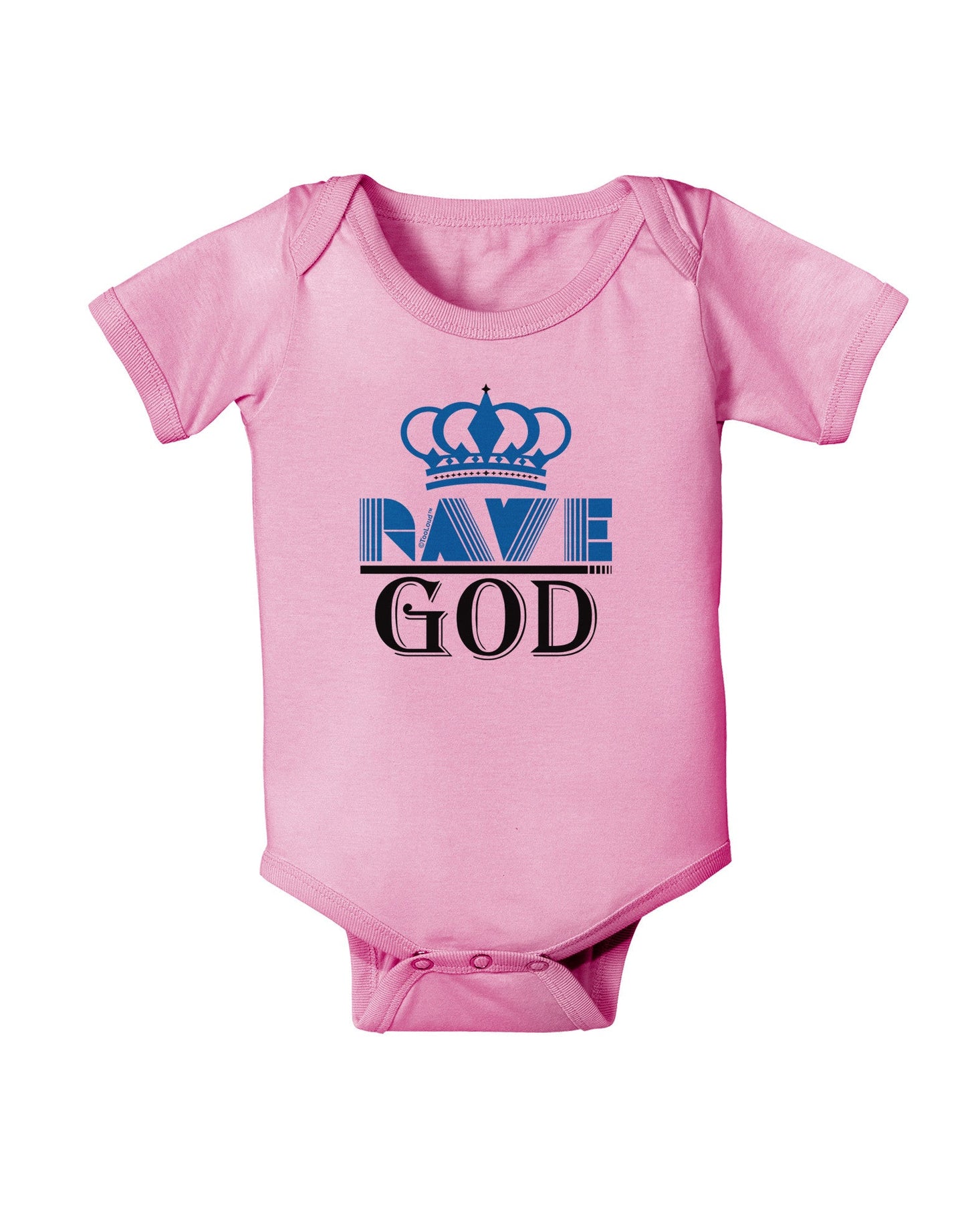 Rave God Baby Romper Bodysuit-Baby Romper-TooLoud-Pink-06-Months-Davson Sales