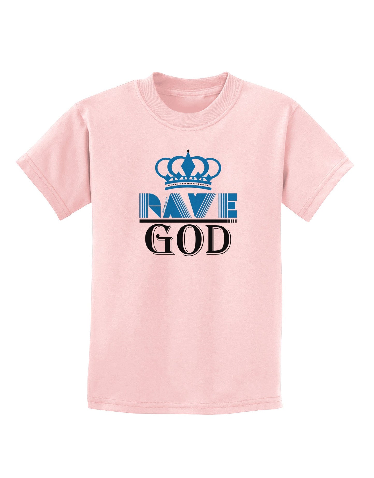 Rave God Childrens T-Shirt-Childrens T-Shirt-TooLoud-PalePink-X-Small-Davson Sales