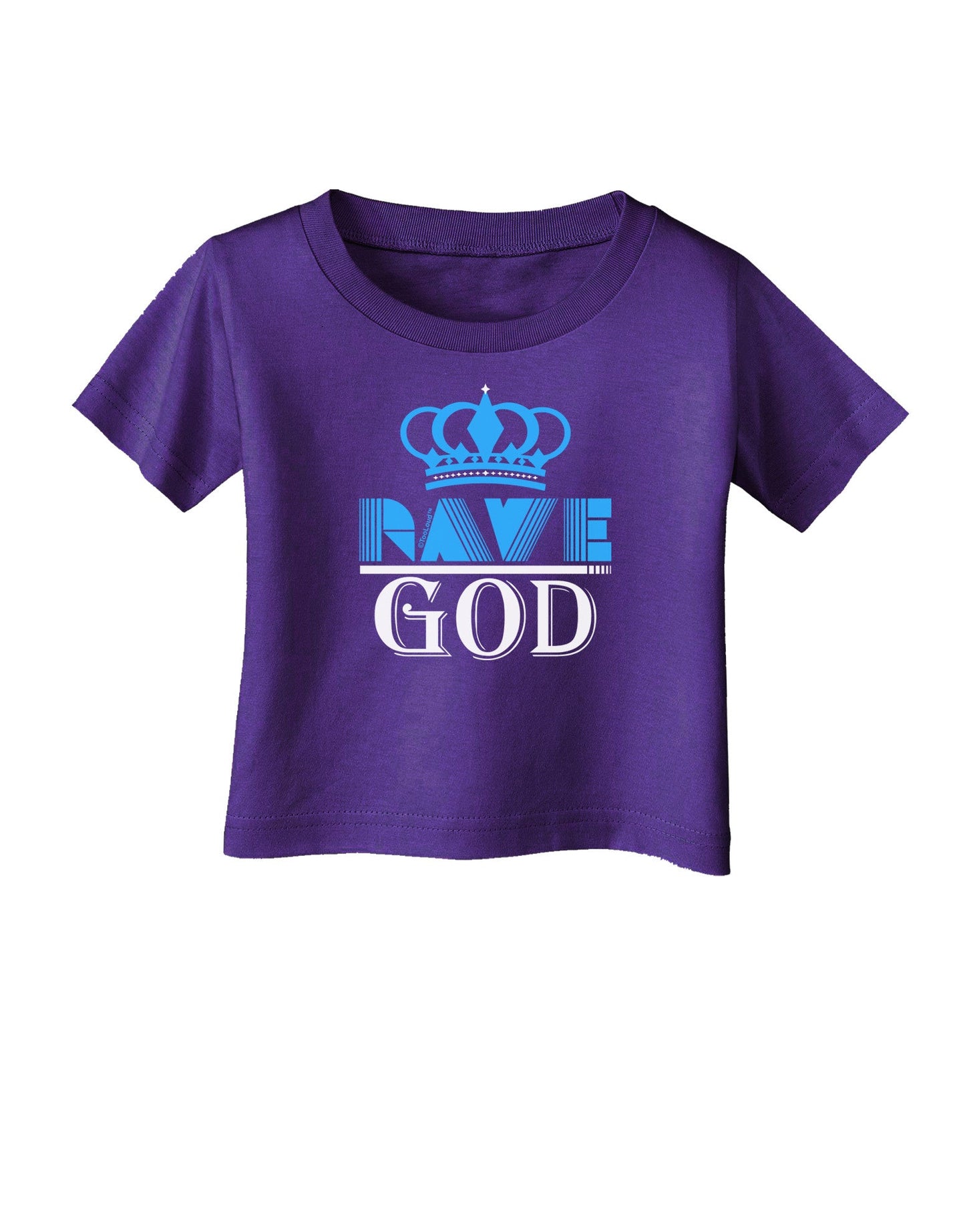 Rave God Infant T-Shirt Dark-Infant T-Shirt-TooLoud-Purple-06-Months-Davson Sales