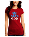 Rave God Juniors Crew Dark T-Shirt-T-Shirts Juniors Tops-TooLoud-Red-Juniors Fitted Small-Davson Sales