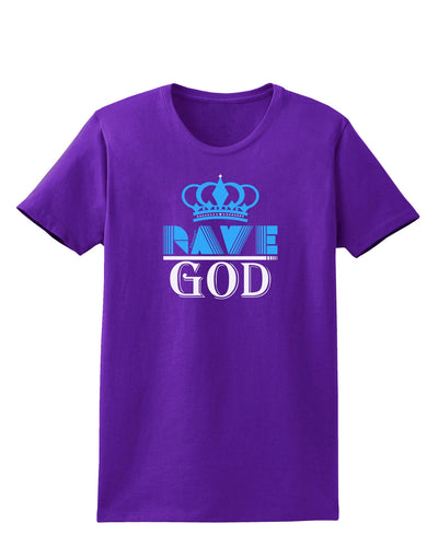 Rave God Womens Dark T-Shirt-TooLoud-Purple-X-Small-Davson Sales