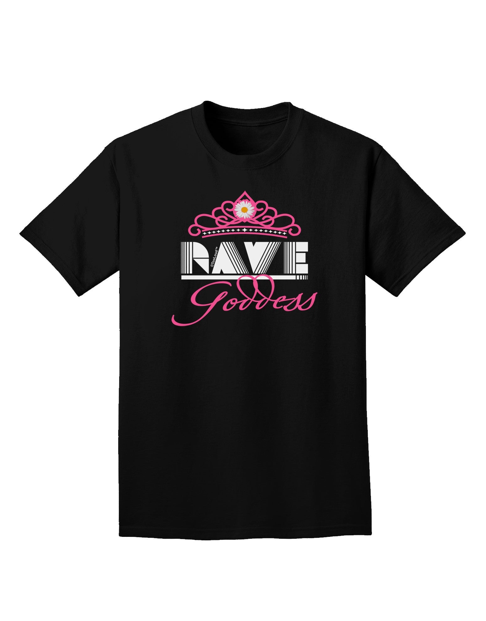 Rave Goddess Adult Dark T-Shirt-Mens T-Shirt-TooLoud-Black-Small-Davson Sales
