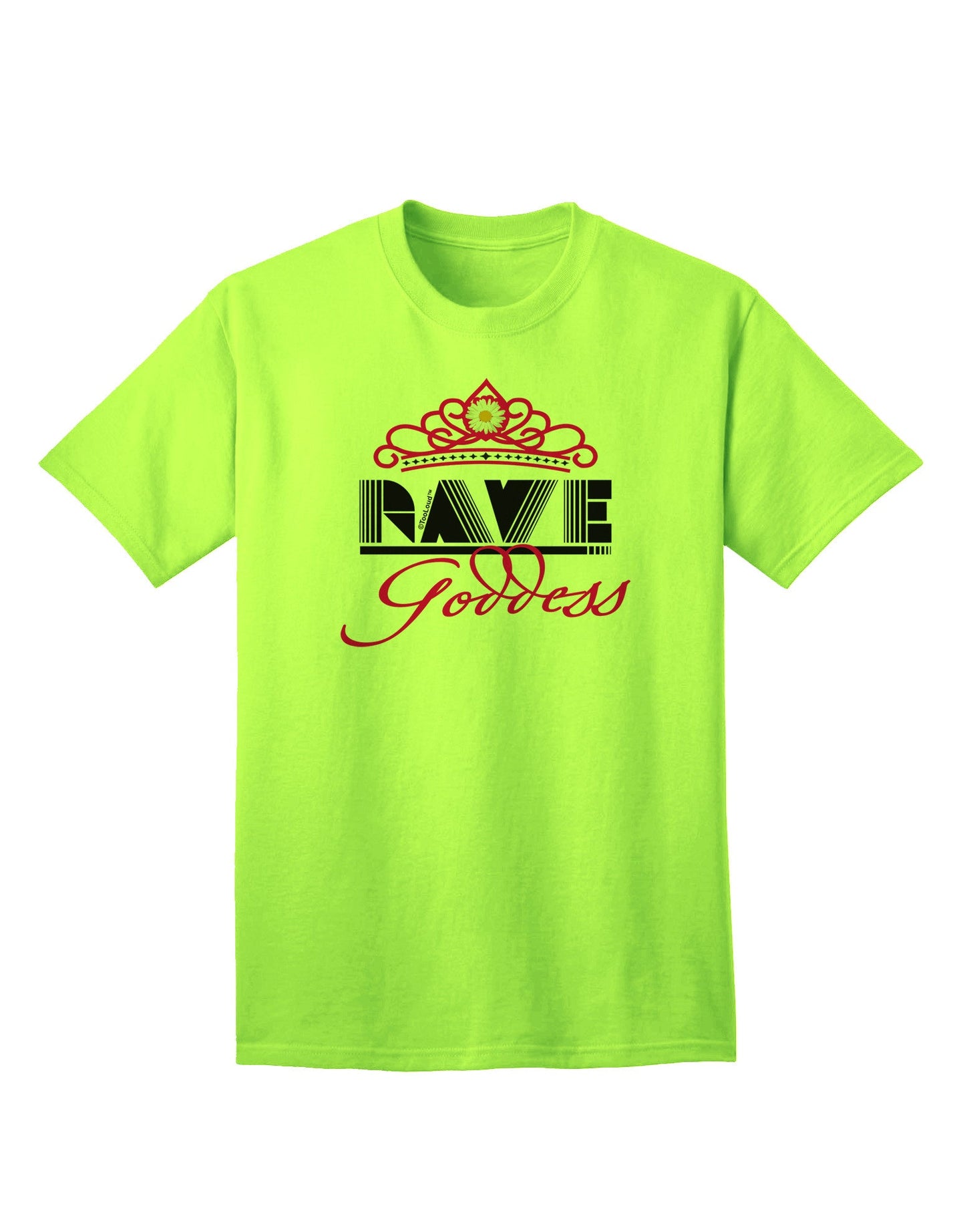 Rave Goddess Adult T-Shirt-Mens T-Shirt-TooLoud-Neon-Green-Small-Davson Sales
