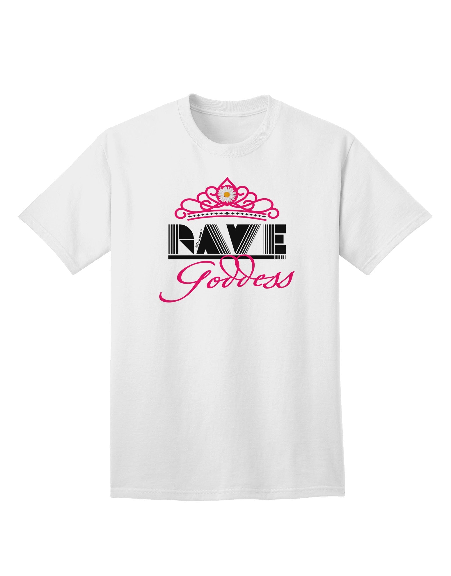 Rave Goddess Adult T-Shirt-Mens T-Shirt-TooLoud-White-Small-Davson Sales