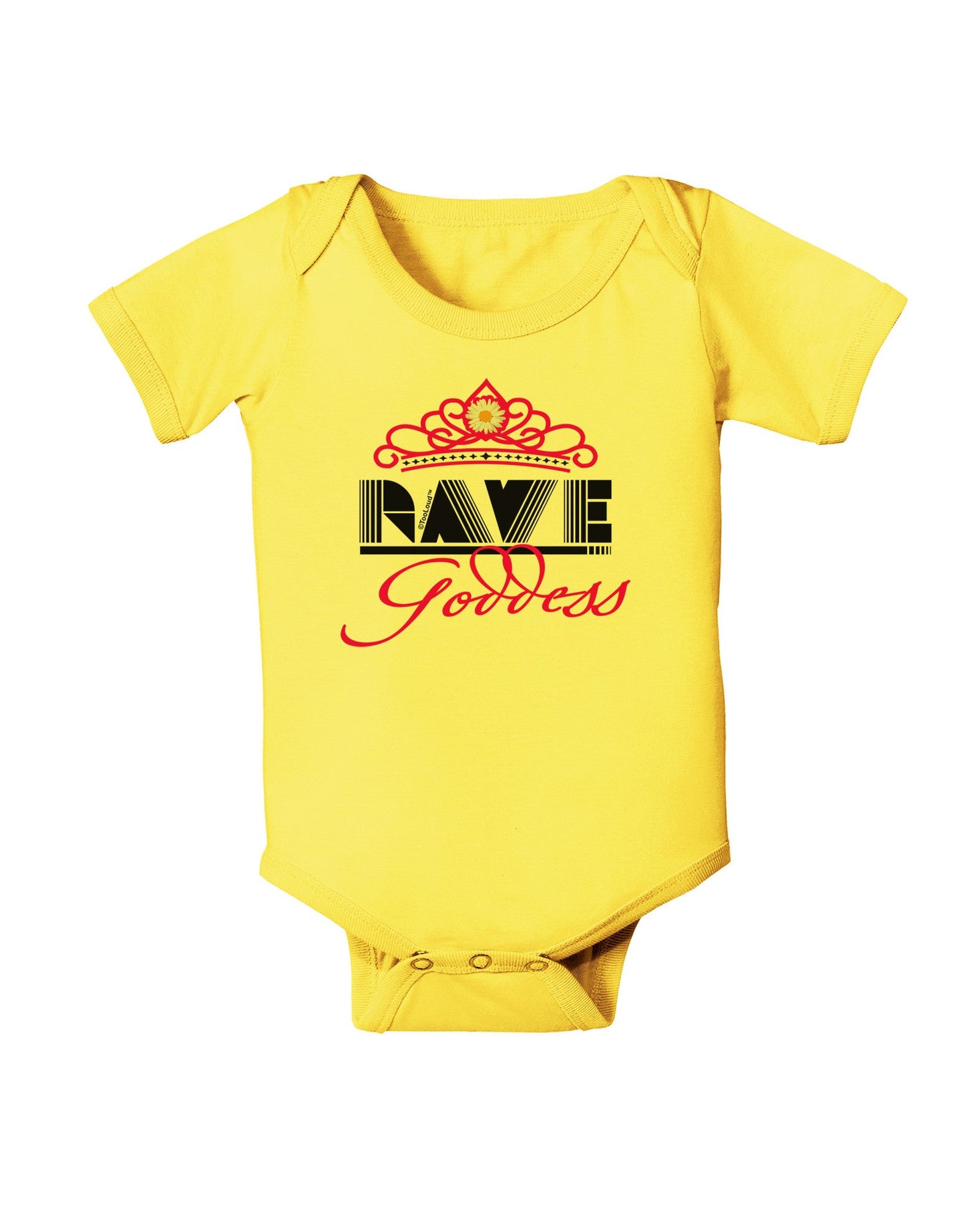 Rave Goddess Baby Romper Bodysuit-Baby Romper-TooLoud-Yellow-06-Months-Davson Sales