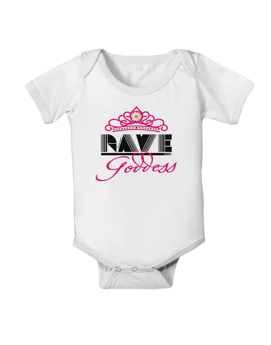 Rave Goddess Baby Romper Bodysuit-Baby Romper-TooLoud-White-06-Months-Davson Sales