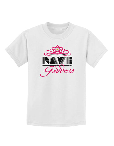 Rave Goddess Childrens T-Shirt-Childrens T-Shirt-TooLoud-White-X-Small-Davson Sales