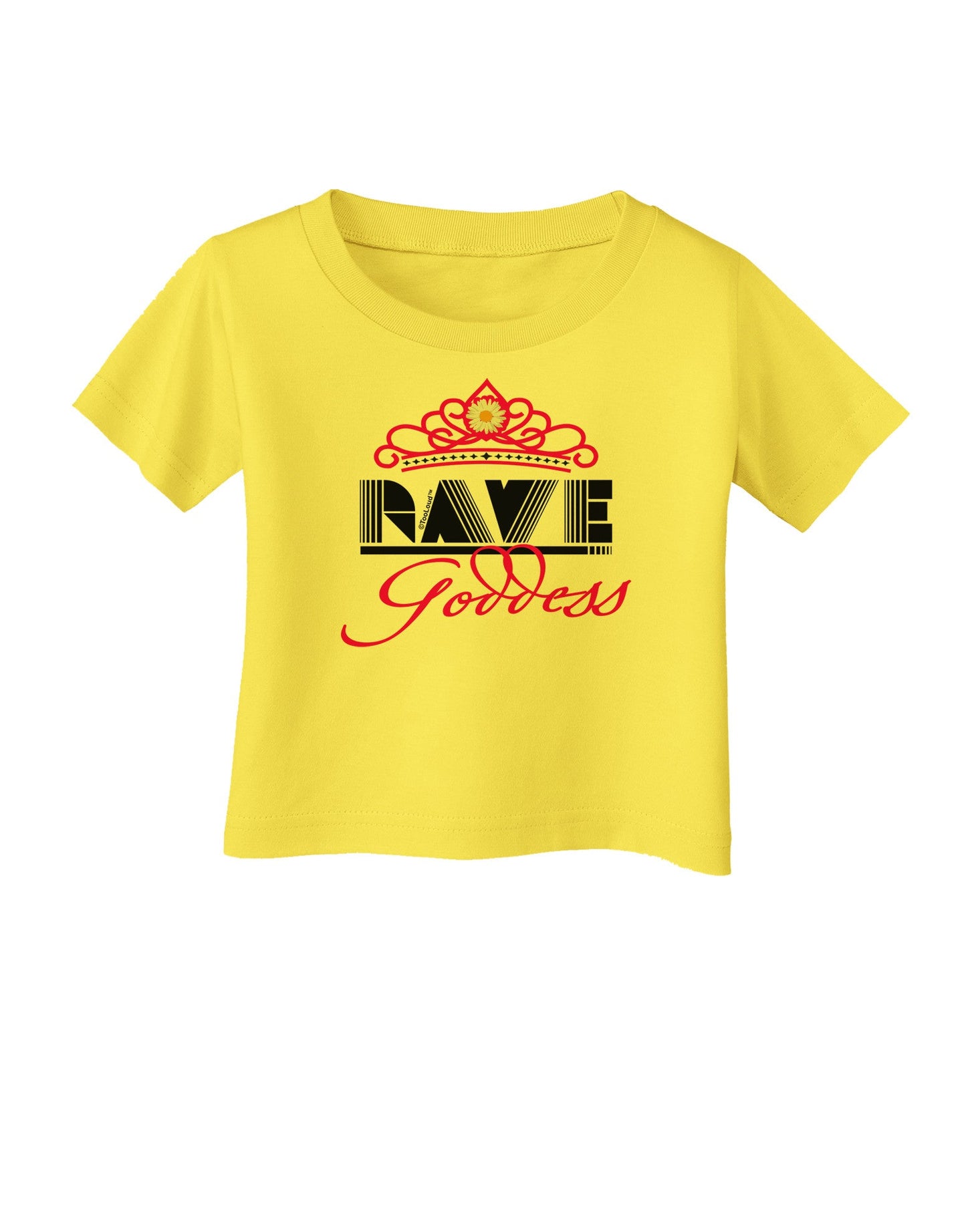Rave Goddess Infant T-Shirt-Infant T-Shirt-TooLoud-Yellow-06-Months-Davson Sales