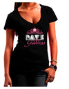 Rave Goddess Juniors V-Neck Dark T-Shirt-Womens V-Neck T-Shirts-TooLoud-Black-Juniors Fitted Small-Davson Sales