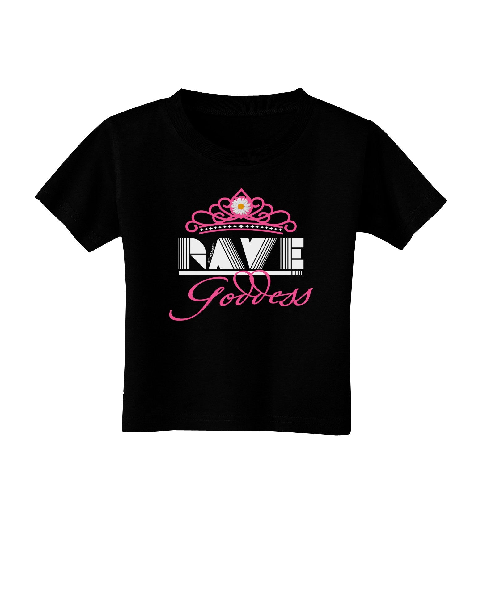 Rave Goddess Toddler T-Shirt Dark-Toddler T-Shirt-TooLoud-Black-2T-Davson Sales