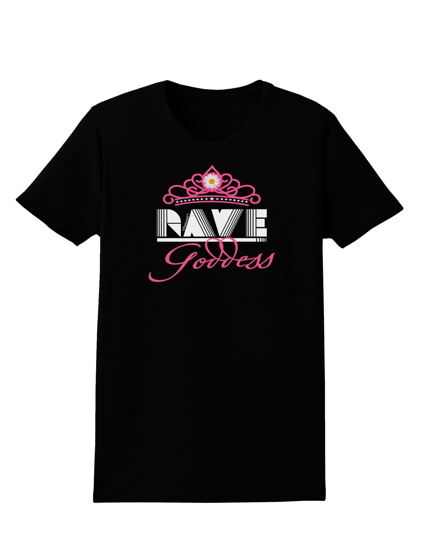 Rave Goddess Womens Dark T-Shirt-TooLoud-Black-X-Small-Davson Sales