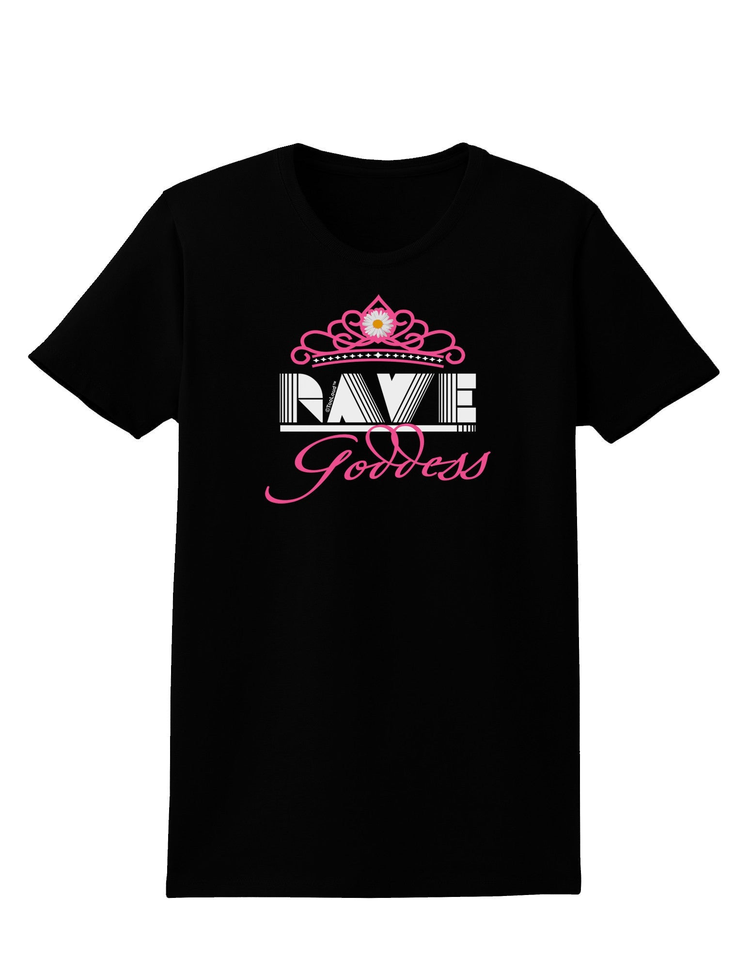 Rave Goddess Womens Dark T-Shirt-TooLoud-Black-X-Small-Davson Sales