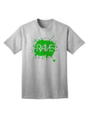 Rave Splatter Green Adult T-Shirt-Mens T-Shirt-TooLoud-AshGray-Small-Davson Sales