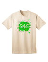 Rave Splatter Green Adult T-Shirt-Mens T-Shirt-TooLoud-Natural-Small-Davson Sales