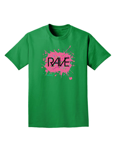 Rave Splatter Pink Adult Dark T-Shirt-Mens T-Shirt-TooLoud-Kelly-Green-Small-Davson Sales