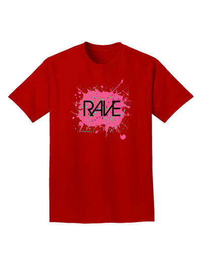 Rave Splatter Pink Adult Dark T-Shirt-Mens T-Shirt-TooLoud-Red-Small-Davson Sales
