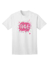 Rave Splatter Pink Adult T-Shirt-Mens T-Shirt-TooLoud-White-Small-Davson Sales
