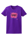 Rave Splatter Pink Womens Dark T-Shirt-TooLoud-Purple-X-Small-Davson Sales