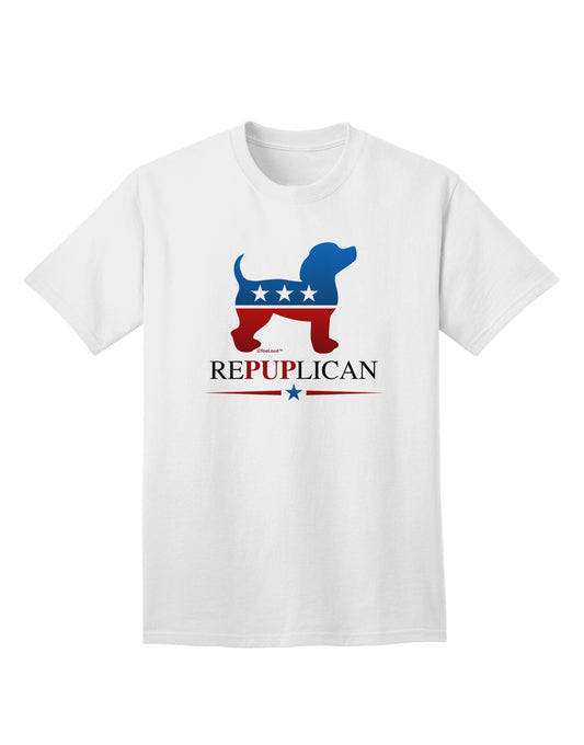 RePUPlican Adult T-Shirt: Premium Quality for Discerning Dog Lovers-Mens T-shirts-TooLoud-White-Small-Davson Sales