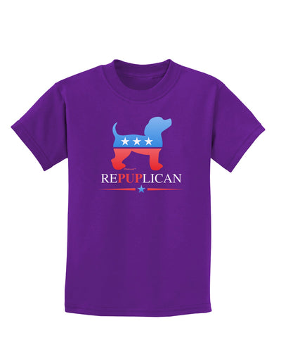 RePUPlican Childrens Dark T-Shirt-Childrens T-Shirt-TooLoud-Purple-X-Small-Davson Sales