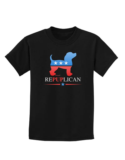 RePUPlican Childrens Dark T-Shirt-Childrens T-Shirt-TooLoud-Black-X-Small-Davson Sales