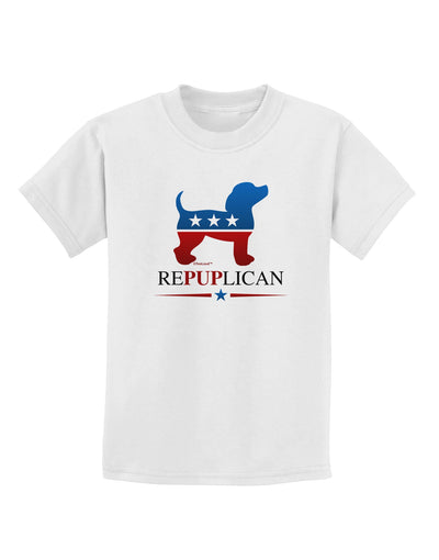 RePUPlican Childrens T-Shirt-Childrens T-Shirt-TooLoud-White-X-Small-Davson Sales