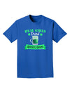 Real Girls Drink Green Beer Adult Dark T-Shirt-Mens T-Shirt-TooLoud-Royal-Blue-Small-Davson Sales