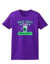 Real Girls Drink Green Beer Womens Dark T-Shirt-TooLoud-Purple-X-Small-Davson Sales