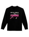 Real Girls Go Fishing Adult Long Sleeve Dark T-Shirt-TooLoud-Black-Small-Davson Sales