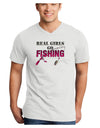 Real Girls Go Fishing Adult V-Neck T-shirt-Mens V-Neck T-Shirt-TooLoud-White-Small-Davson Sales