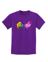 Real Life Peepers Childrens Dark T-Shirt-Childrens T-Shirt-TooLoud-Purple-X-Small-Davson Sales