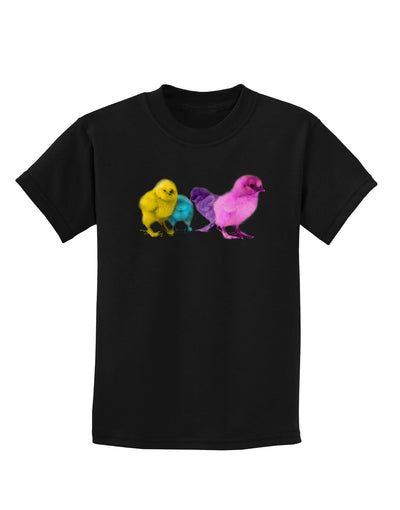 Real Life Peepers Childrens Dark T-Shirt-Childrens T-Shirt-TooLoud-Black-X-Small-Davson Sales