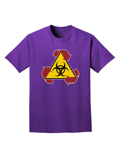 Recycle Biohazard Sign Adult Dark T-Shirt by TooLoud-Mens T-Shirt-TooLoud-Purple-Small-Davson Sales