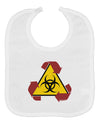 Recycle Biohazard Sign Baby Bib by TooLoud