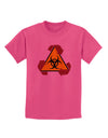 Recycle Biohazard Sign Childrens T-Shirt by TooLoud-Childrens T-Shirt-TooLoud-Sangria-X-Small-Davson Sales