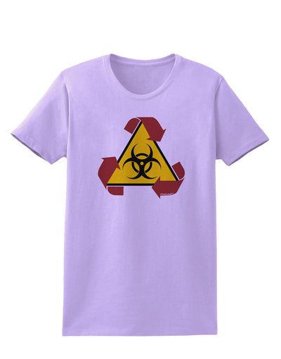 Recycle Biohazard Sign Womens T-Shirt by TooLoud-Womens T-Shirt-TooLoud-Lavender-X-Small-Davson Sales