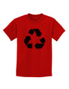 Recycle Black and White Childrens T-Shirt by TooLoud-Childrens T-Shirt-TooLoud-Red-X-Small-Davson Sales