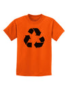 Recycle Black and White Childrens T-Shirt by TooLoud-Childrens T-Shirt-TooLoud-Orange-X-Small-Davson Sales